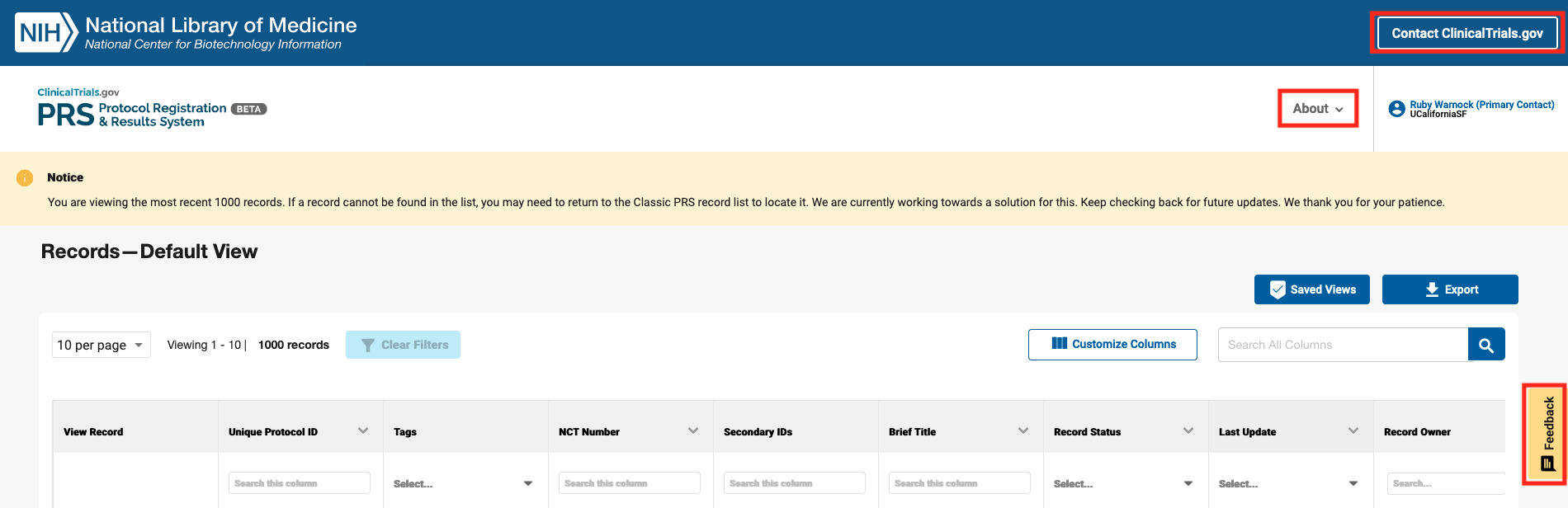 Your feedback wanted clinicaltrials gov website improvements